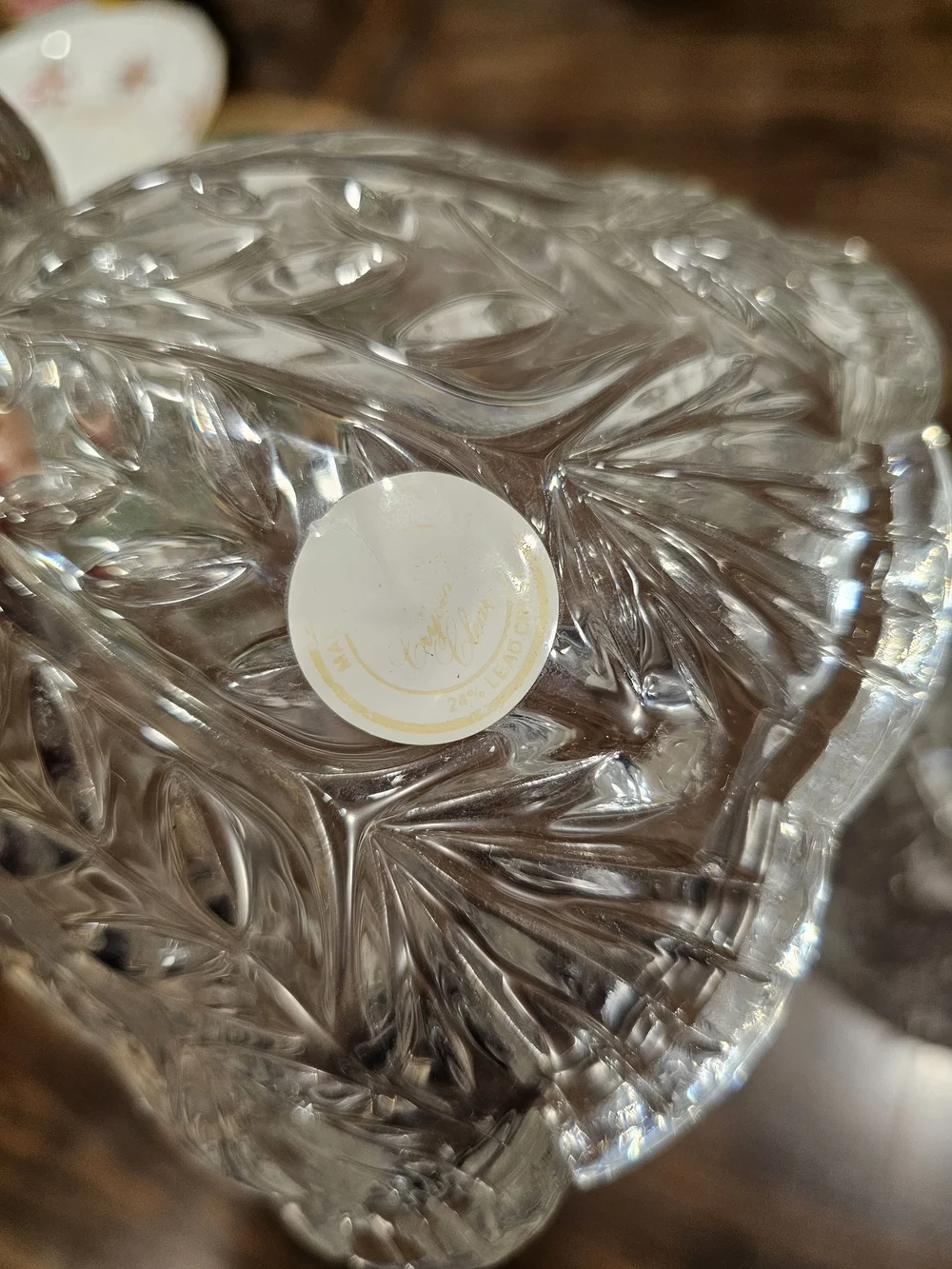 Vintage Crystal Clear 5th Avenue Portico Fairy Lamp SHADES ONLY SET OF 2
